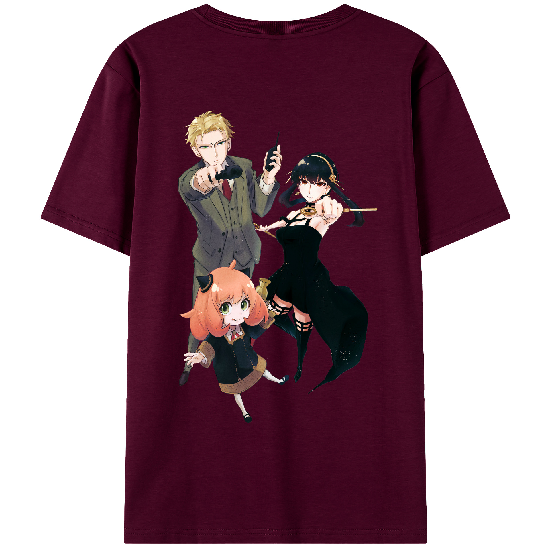 （画像用） SPY×FAMILY间谍家家酒 レディース半袖Tシャツ(バックプリント)